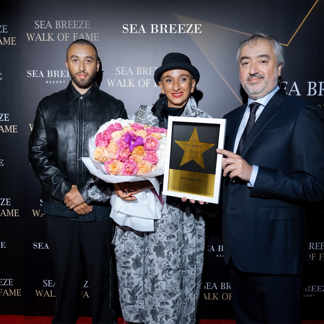 В Sea Breeze прошла церемония открытия звезды Таира Салахова