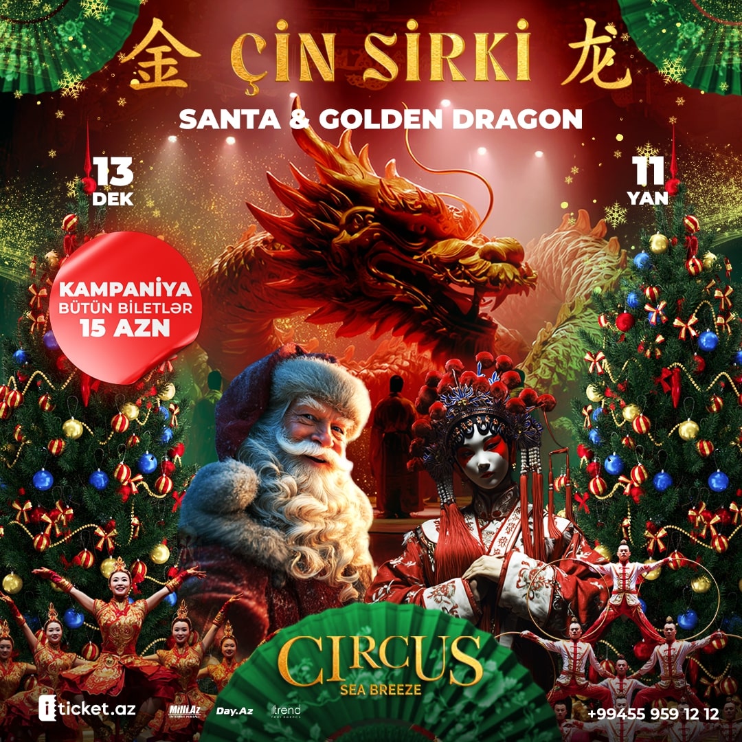 Chinese Circus New Year Show “Santa and the Golden Dragon” at Circus Sea Breeze