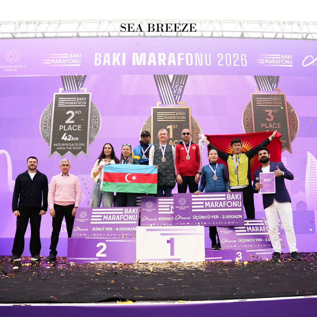 Sea Breeze became the Finish Point of the Baku Marathon 2026
