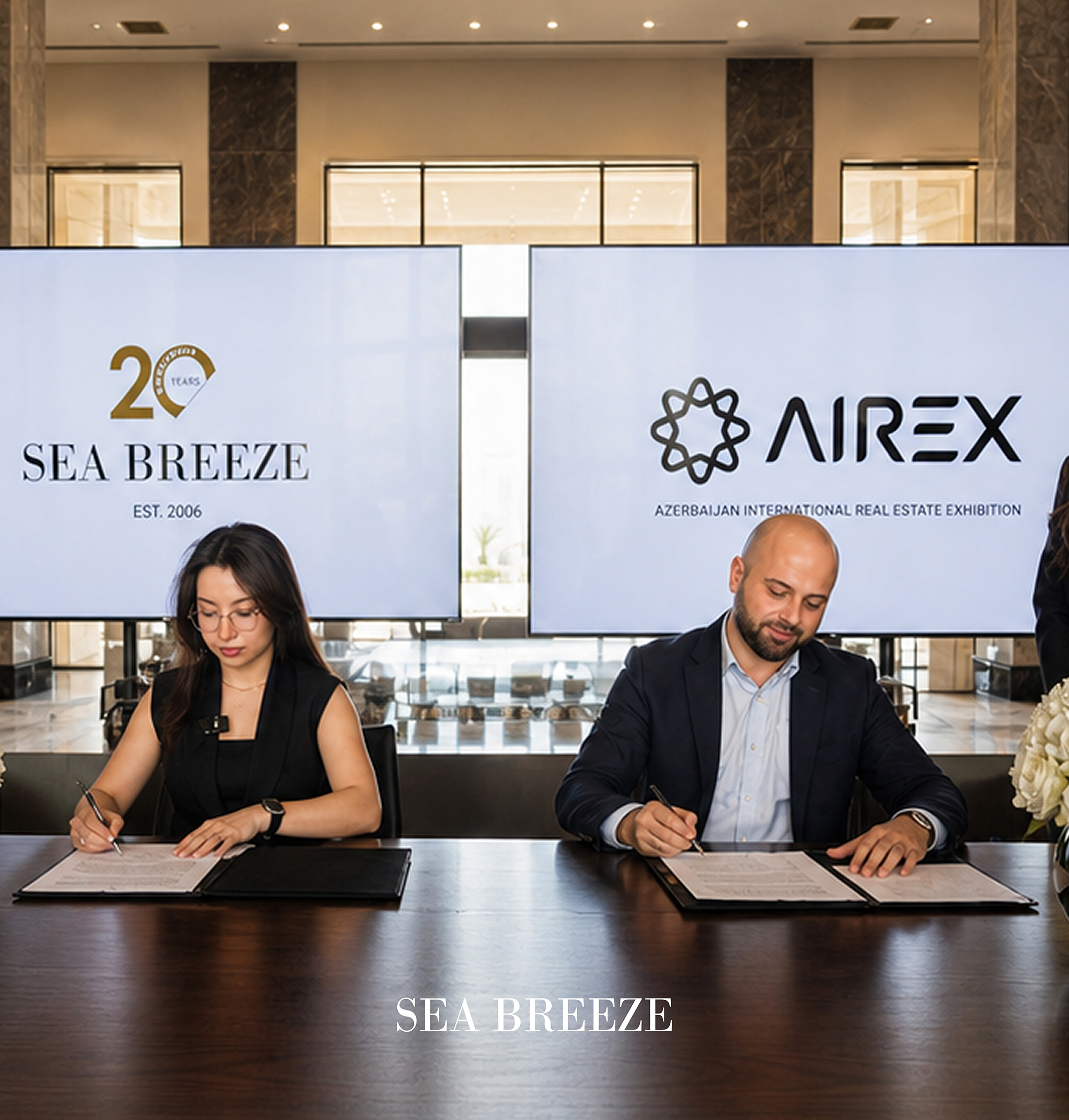 Sea Breeze and PASHA Property Management sign memorandum of cooperation